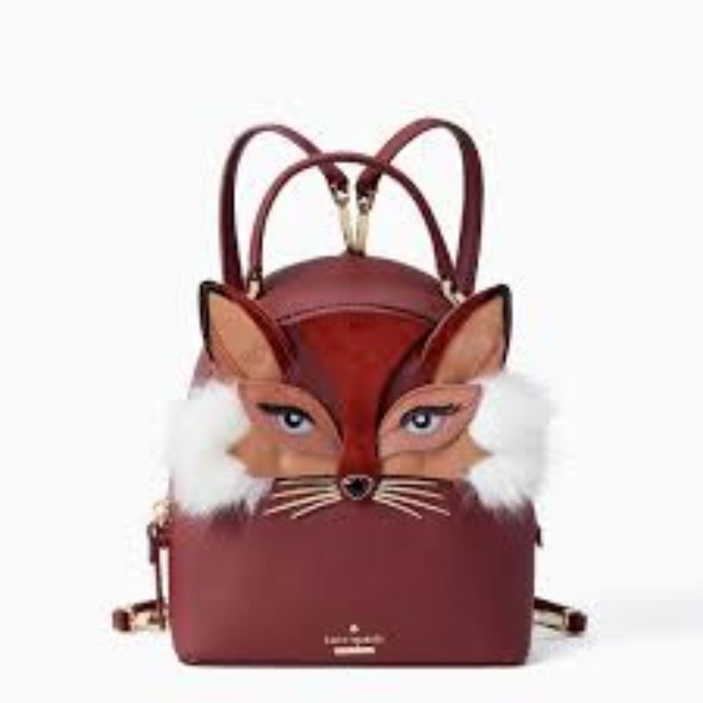 NWT 🦊 Kate Spade So Foxy Fox Binx Backpack
